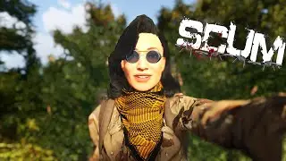 Бонита и Рафик выживают на ПВП сервере в игре SCUM