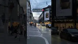 Friday Evening in Zurich City, Switzerland🇨🇭