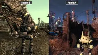 Fallout 4 versus Fallout 3 | Trailer Grafikvergleich / Graphics comparison