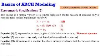Know the Basics of ARCH Modeling (Part 1)