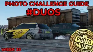 Forza Horizon 4 - Photo Challenge Guide Week 35 - DUOS - Rail Yard W/ Player or Drivatar