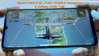 Xiaomi Redmi 13C PUBG MOBILE Gameplay With Battery Drain Test | Helio G85,6GB RAM