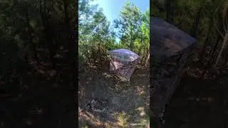 NEW TideWe Ground Blind #tidewe #groundblind #hunting #insta360x4 #hunting #deerhunting #hoghunt