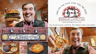 Travel Guide: Ole Miss & Oxford, MS Food at Proud Larry’s for Live Music, Pizza & Best Burger Search