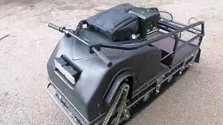 Обзорчик мотобуксировщика