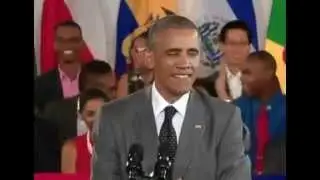 Obama tries to speak Jamaican