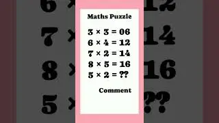 Maths Puzzle #short #puzzle #viralshort #trickyquestion #mathspuzzpe
