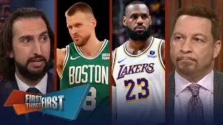 Lakers head coach job lowly regarded, LeBron responds & Porziņģis injured | NBA | FIRST THINGS FIRST