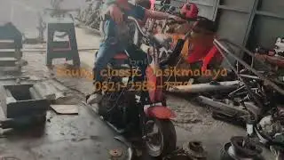 Motor Mini Lipat #motorcustom #motormini #shogun #bengkelcustomtasik #saungclassictasikmalaya #fyp