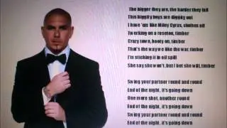 Pitbull ft.Ke$ha Timber Lyrics