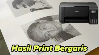 Cara Mengatasi Hasil Print bergaris pada printer Epson semua Tipe