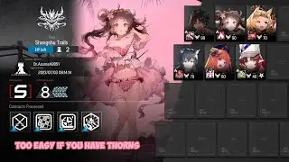 ARKNIGHTS - CC#11 Daily Day 11 Risk 8 + Challenge Mission (Shangshu Trails)