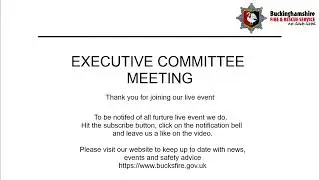 Executive Committee  Meeting
