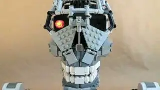 Nice night for a walk - Talking LEGO Terminator