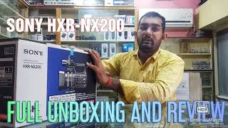 Sony NX200 4K Camera Full Unboxing in [ telugu ].