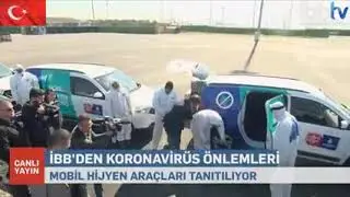 İstanbul’da virüslere karşı önlem olarak “İBB Mobil Hizmet Araçları” yollarda olacak