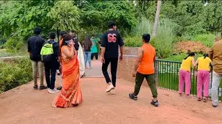When bodybuilder and tall guy enter the park | Public reaction | cute girl smile…❤️