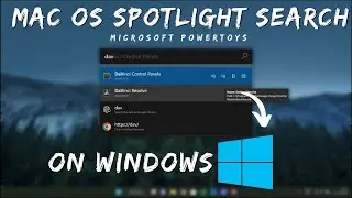 MAC os Spotlight search on Windows / Microsoft powertoys #pctips #shortvideo #apple