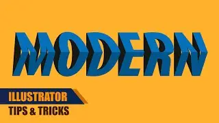 Folding Paper Text Effect in Adobe Illustrator || Typography || Tips & Tricks for Beginners