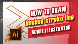 dash line illustrator | How do you make a dotted stroke in Illustrator