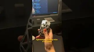 ‘Lightweight Gaming Mice Suck!’ #tech #gaming #gamingmouse #wlmouse #magnesium #finalmouse