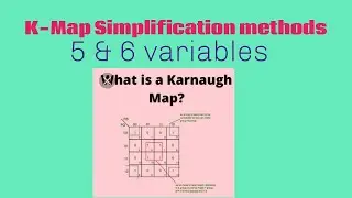 solving easily #5-variable & #6-variable  #K-Map | examples | #studying #ECE #easily | தமிழில்