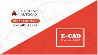 Create a Polar Array- AutoCAD video tutorials