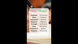 Basic English Versus Academic English