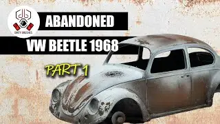 Painting an abandoned VW Beetle 1968 - Revell 1/24