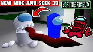 Among Us - Hide and Seek - Hider+Seeker Gameplay (Roblox) Part 107