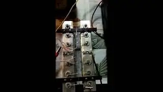 Испытание выпрямителя на 20А из генераторных (автомобильных) диодов. В каждом плече по 3 диода.