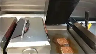 testing of clampshell burger machine