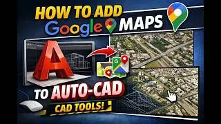 How to Add Google-Maps to Auto-CAD || CAD Tools ||