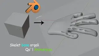 Bone Skelet qoʻl  Animatsiya