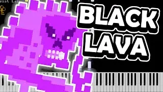 Black Lava - FNaF World | Piano Tutorial