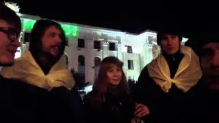 Крым. Референдум. Жители Симферополя празднуют