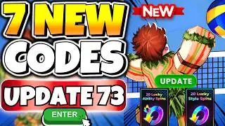 *NEW* ALL WORKING UPDATE 73 CODES FOR VOLLEYBALL LEGENDS ROBLOX IN JUNE 2026 | ROBLOX VBL CODES