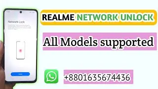 HOW TO REALME C55 NETWORK LOCK UNLOCK