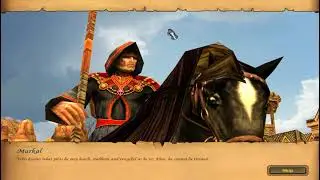 Heroes of Might and Magic 5 - Markal having fun with Godric