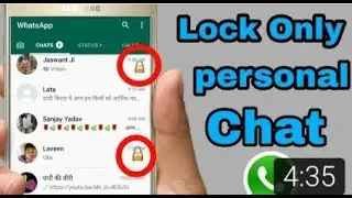 Lock only personal Whatsapp Chat ! Whatsapp NEW TRICK 2019 ! Must watch!