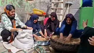 Real Nomad Life:Oak Bread |Traditional Recipe with Authentic Nomad Flavors with Mehdi and Grandma🫓🥖🌳