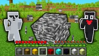 Minecraft Manhunt, but I can eat blocks...