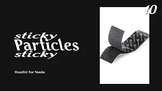Stick Particles to Animated Geometry - Houdini for Noobs 10