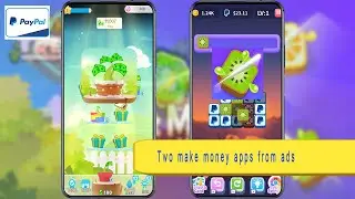 fruit master & money tree, two make money apps from ads need not invite