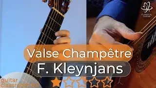 Guitar Tutorial & Performance: 'Valse Champêtre' by Francis Kleynjans