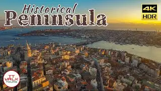 Walking Tour on The Historical Peninsula, Istanbul | 4K HDR