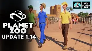 Planet Zoo Update 1.14 Overview. Spitting Animals and Camera Controls!