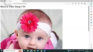 How To create black & white Image in HTML & CSS