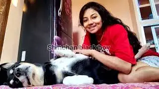 Enjoying Time with My Dog Shinchan 🐶 | His Funny & Angry Side 😄