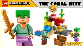 LEGO Minecraft 2021 | ALEX in The coral reef | артикул 21164 | ЛЕГО Майнкрафт - Коралловый риф
